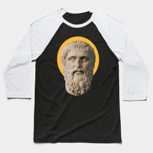 Plato Plain Portrait Baseball T-Shirt